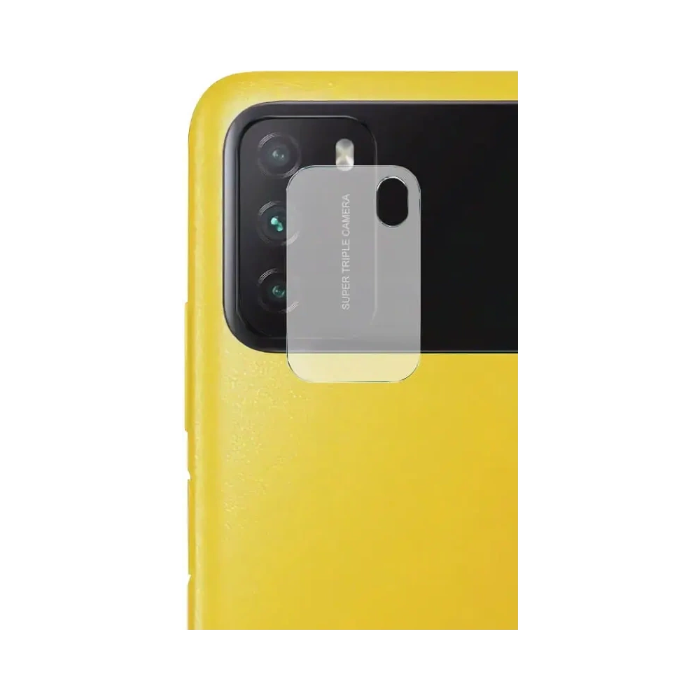 Szkło hartowane Bizon Glass Edge - [2 PACK] + ochrona na obiektyw Xiaomi Poco M3 czarne