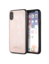 Guess Apple Tasche GUHCPXSLSAPI iPhone X/XS rosa/rosa Hartschalenetui Saffiano-Silikon