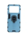 Etui Bizon Case Armor Ring do Xiaomi Poco M4 Pro 4G niebieskie