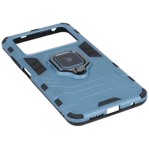 Kup Etui Bizon Case Armor Ring do Xiaomi Poco M4 Pro 4G niebieskie - BIZ2121 - {ean13} - Sklep Home Screen