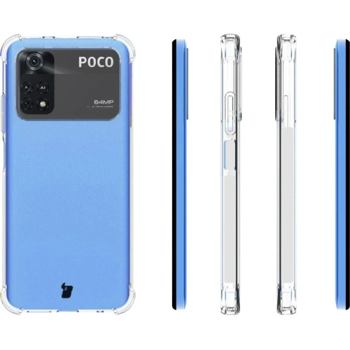Kup Etui + 2x szkło na ekran Bizon Case Clear Pack do Xiaomi Poco M4 Pro 4G przezroczyste - BIZ2122 - {ean13} - Sklep Home Screen