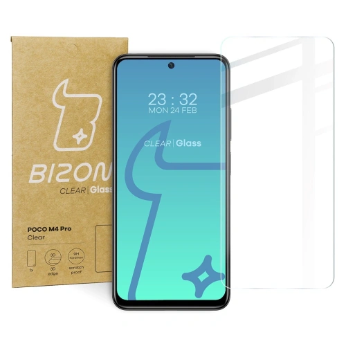 Kup Bizon Glass Clear Xiaomi Poco M4 Pro - BIZ2123 - {ean13} - Sklep Home Screen