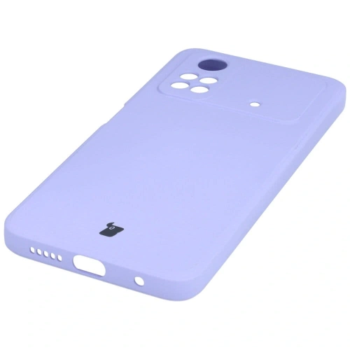 Kup Etui Bizon Case Silicone do Xiaomi Poco M4 Pro 4G jasnofioletowe - BIZ2124 - {ean13} - Sklep Home Screen