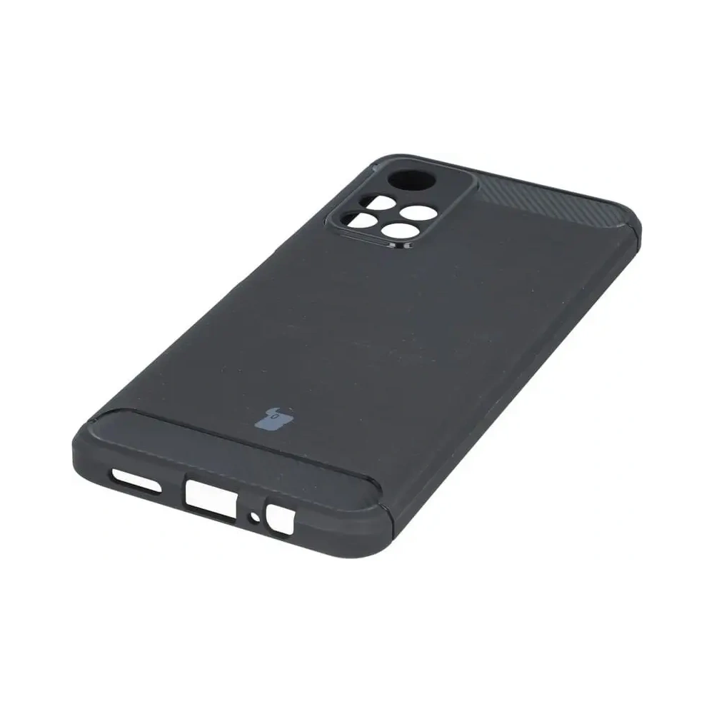 Etui Bizon Case Carbon TPU do Poco M4 Pro 5G / Redmi Note 11S 5G czarne