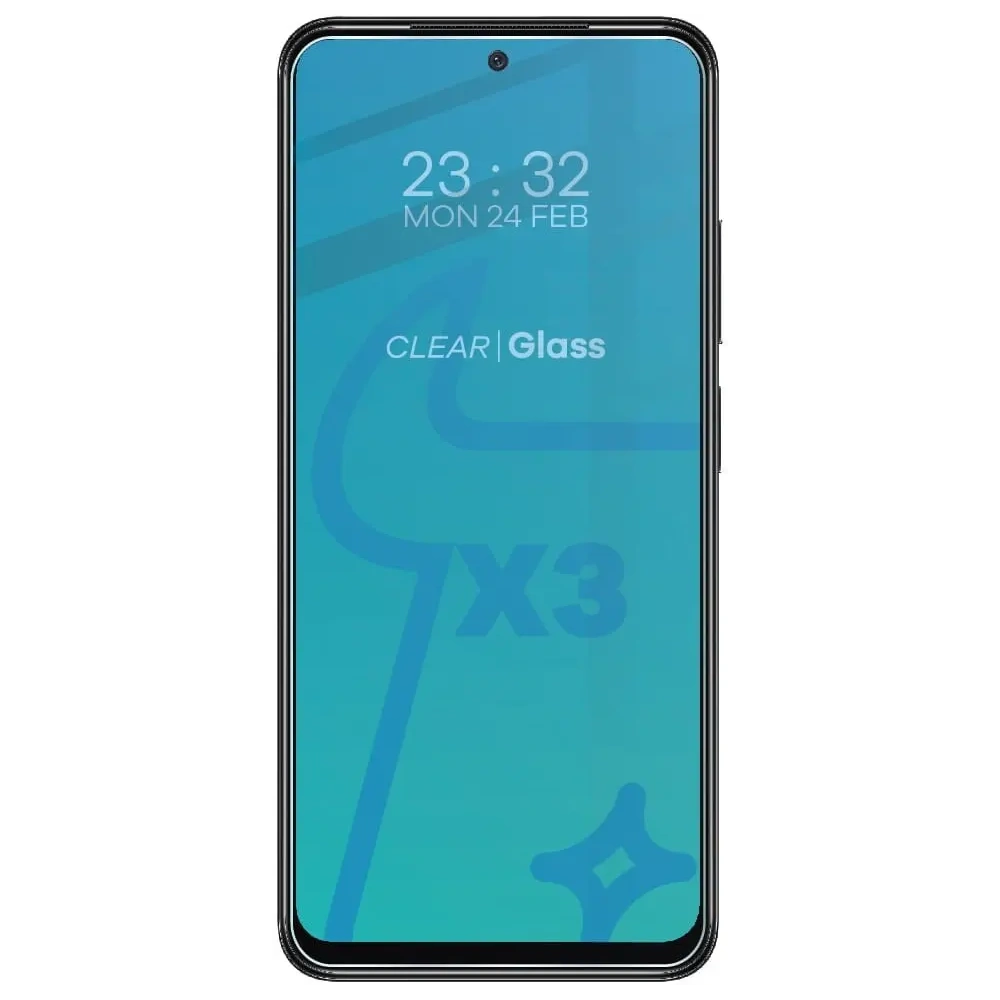 Szkło hartowane Bizon Glass Clear - 3 szt. + obiektyw Poco M4 Pro 5G / Redmi Note 11S 5G