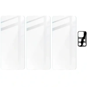 Kup Bizon Glas Klar gehärtetes Glas - 3 Stück. + Linsen Glas Poco M4 Pro 5G / Redmi Note 11S 5G - BIZ2129 - {ean13} - Sklep Home Screen