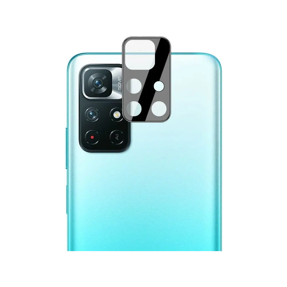 Szkło hartowane Bizon Glass Clear - 3 szt. + obiektyw Poco M4 Pro 5G / Redmi Note 11S 5G