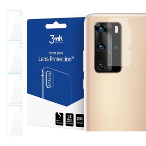 Kup Sticlă hibridă pentru obiectivul aparatului 3MK Protecție Lentilă Huawei P40 Pro [4 PACK] - 3MK161 - {ean13} - Sklep Home Screen