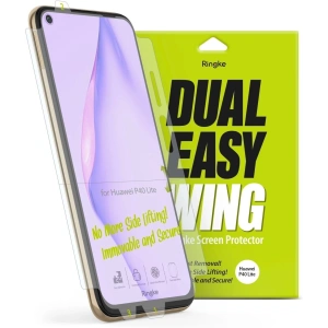 2x Huawei P40 Lite film - Ringke Dual Easy Wing - Home Screen