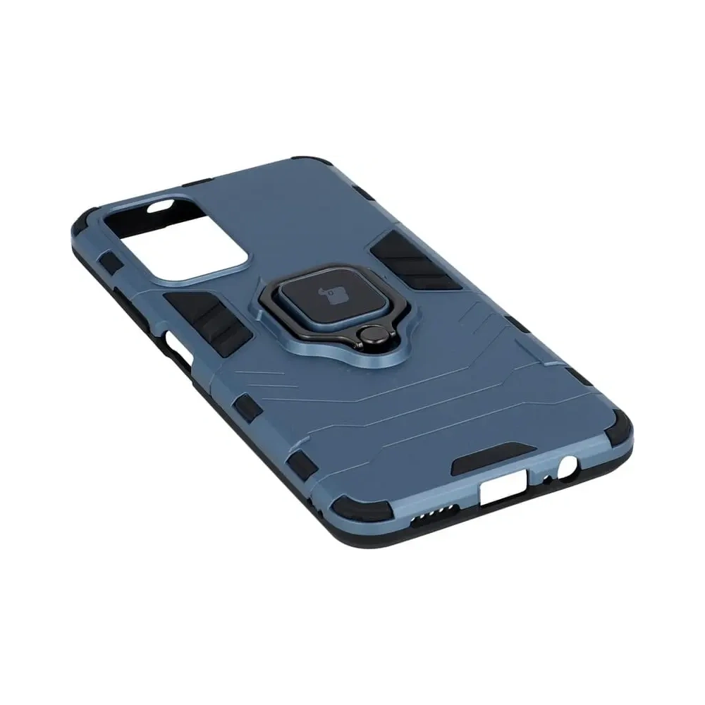Etui Bizon Case Armor Ring do Poco M4 Pro 5G / Redmi Note 11S 5G niebieskie