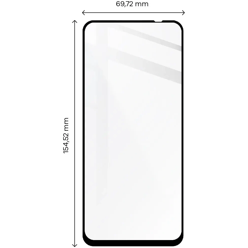 Szkło hartowane Bizon Glass Edge 2 do Poco M5s czarne