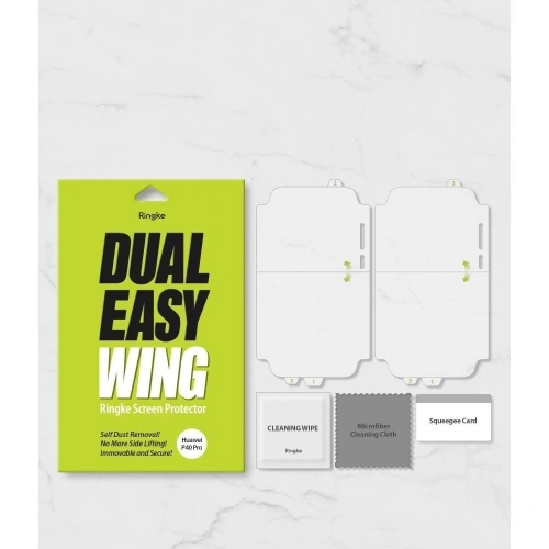 Kup Folia hydrożelowa Ringke Dual Easy Wing Full Cover Huawei P40 Pro [2 PACK] - RGK1167 - {ean13} - Sklep Home Screen