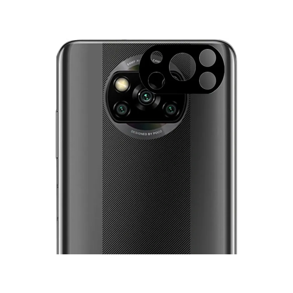 Szkło na aparat Bizon Glass Lens do Xiaomi Poco X3 / NFC / Pro [2 PACK]