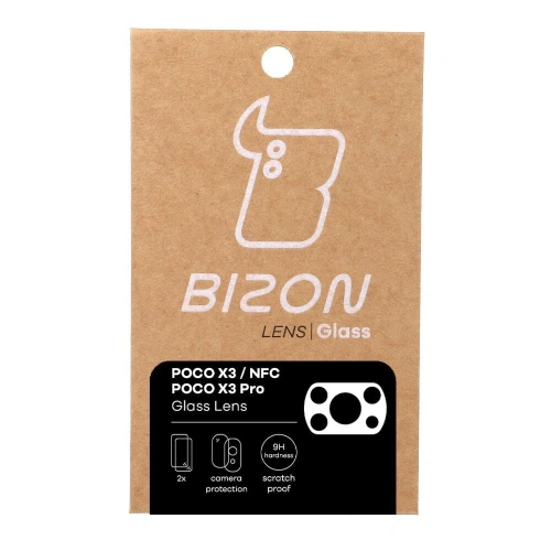 Kup Bizon Glass Lens Xiaomi Poco X3 / NFC / Pro [2 PACK] - BIZ2142 - {ean13} - Sklep Home Screen