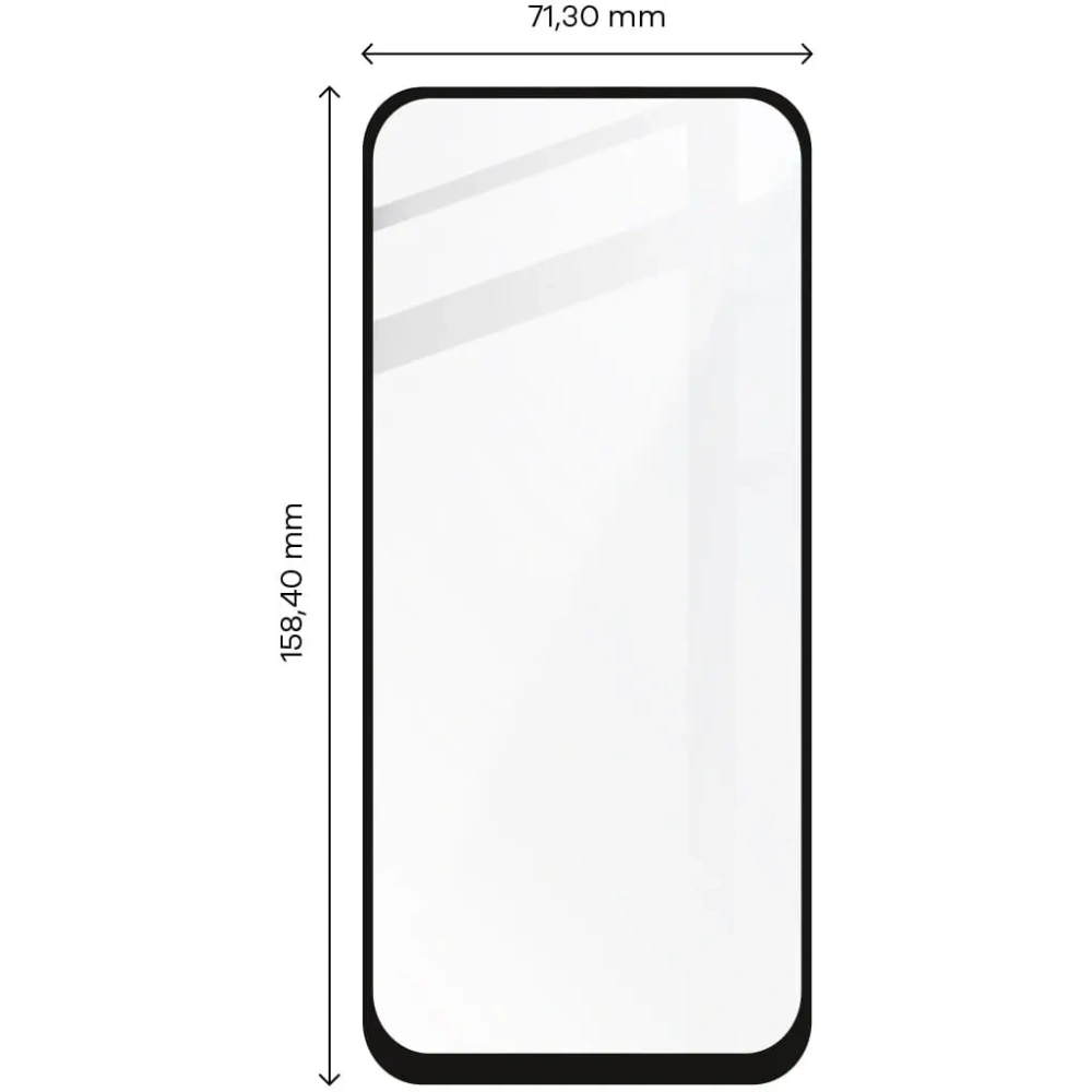 Szkło hartowane Bizon Glass Edge - [2 PACK] + ochrona na obiektyw Xiaomi Poco X3 / NFC / PRO czarne