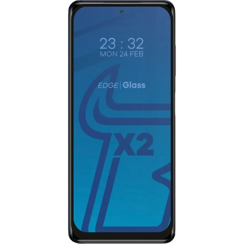Szkło hartowane Bizon Glass Edge - [2 PACK] + ochrona na obiektyw Xiaomi Poco X3 / NFC / PRO czarne