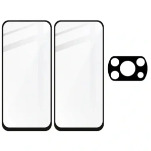 Kup Szkło hartowane Bizon Glass Edge - [2 PACK] + ochrona na obiektyw Xiaomi Poco X3 / NFC / PRO czarne - BIZ2143 - {ean13} - Sklep Home Screen