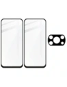 Kup Bizon Glass Edge edzett üveg - [2 PACK] + lencsevédő Xiaomi Poco X3 / NFC / PRO fekete - BIZ2143 - {ean13} - Sklep Home Screen