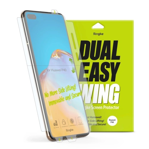 Kup Ringke Hydrogel-Folie Dual Easy Wing Vollabdeckung Huawei P40 [2 PACK] - RGK1166 - {ean13} - Sklep Home Screen