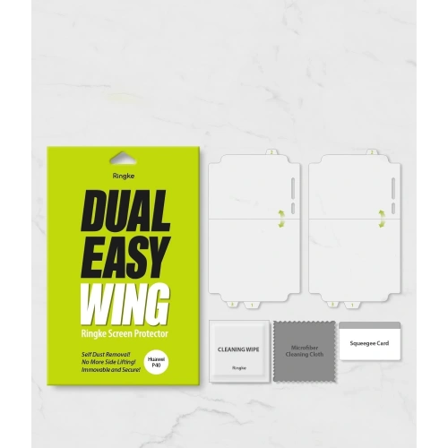 Kup Ringke Hydrogel-Folie Dual Easy Wing Vollabdeckung Huawei P40 [2 PACK] - RGK1166 - {ean13} - Sklep Home Screen