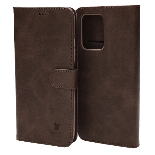 Kup Etui Bizon Case Wallet do Xiaomi Poco X4 GT ciemnobrązowe - BIZ2148 - {ean13} - Sklep Home Screen