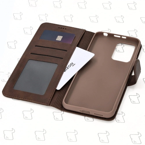 Kup Etui Bizon Case Wallet do Xiaomi Poco X4 GT ciemnobrązowe - BIZ2148 - {ean13} - Sklep Home Screen