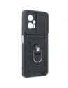 Etui Bizon Case CamShield Ring do Xiaomi Poco X4 GT czarne