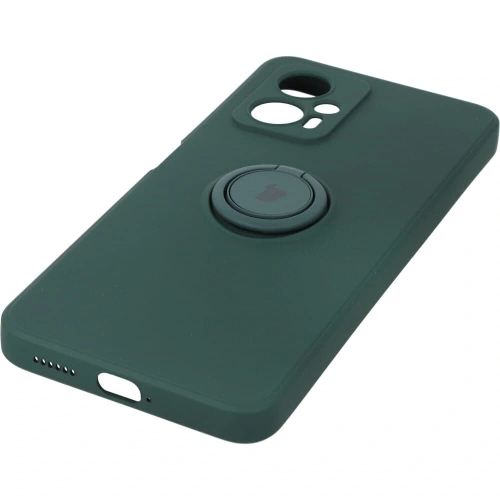 Kup Bizon Case Silicone Ring Sq Xiaomi Poco X4 GT verde închis - BIZ2158 - {ean13} - Sklep Home Screen