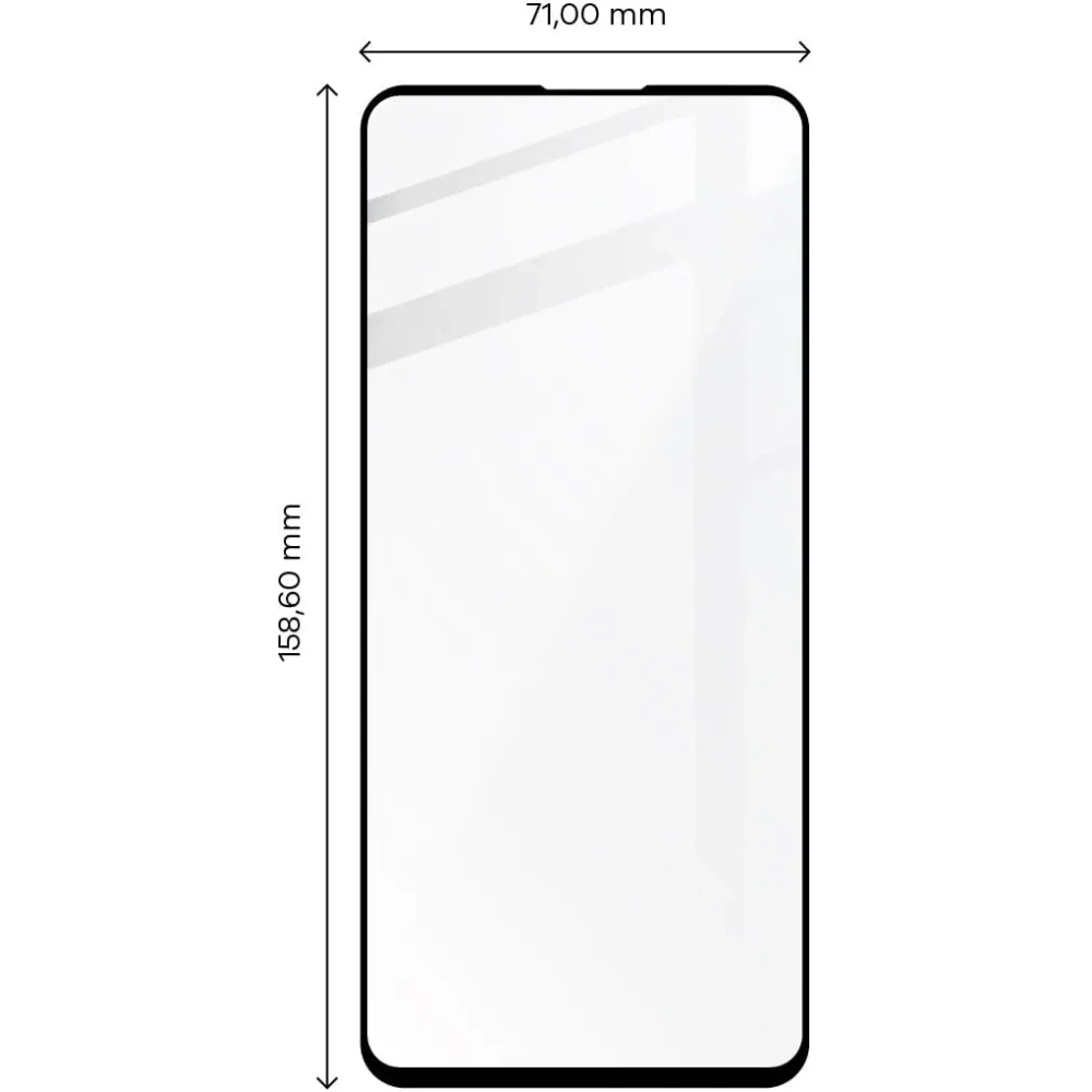 Szkło hartowane Bizon Glass Edge do Poco X4 Pro 5G czarne