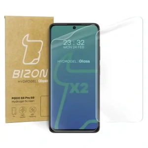 Kup Fólie hydrogelová na displej Bizon Glass Hydrogel Poco X4 Pro 5G [2 PACK] - BIZ2161 - {ean13} - Sklep Home Screen