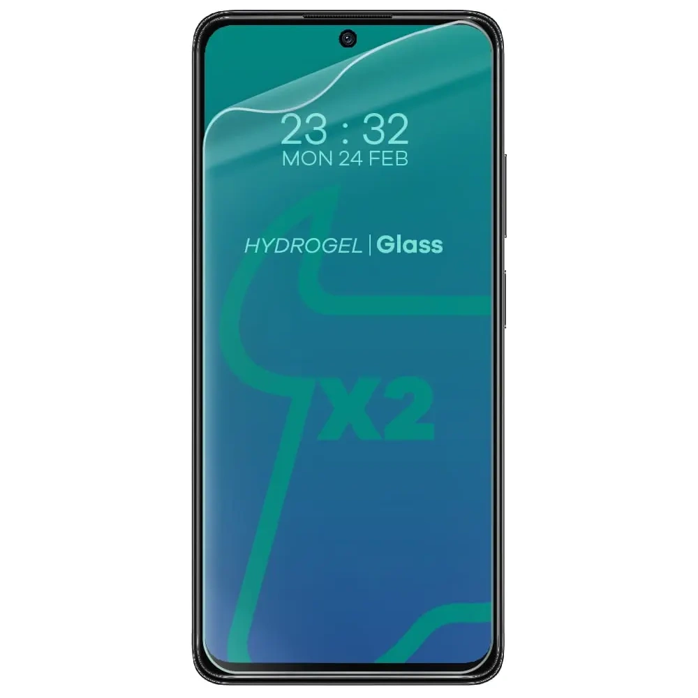 Folia hydrożelowa na ekran Bizon Glass Hydrogel Poco X4 Pro 5G [2 PACK]