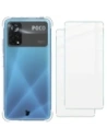 Bizon Case Clear Pack case + 2x screen glass Xiaomi Poco X4 Pro 5G clear