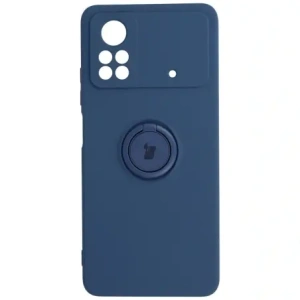 Kup Etui Bizon Case Silicone Ring do Xiaomi Poco X4 Pro 5G modré - BIZ2163 - {ean13} - Sklep Home Screen