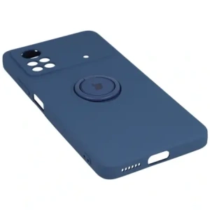Buy Bizon Case Silicone Ring Xiaomi Poco X4 Pro 5G navy blue - BIZ2163 - {ean13} - Home Screen Store Europe