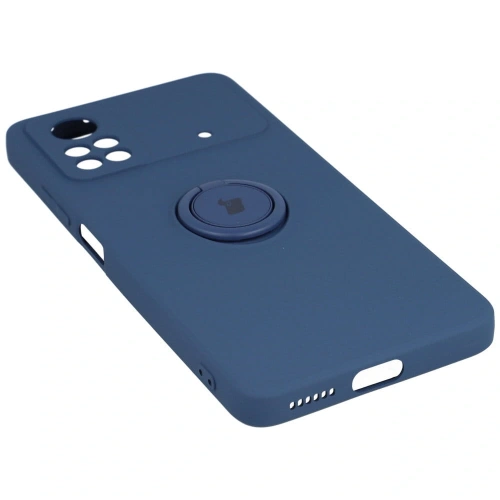 Kup Bizon Case Szilikon Gyűrű Xiaomi Poco X4 Pro 5G sötétkék - BIZ2163 - {ean13} - Sklep Home Screen