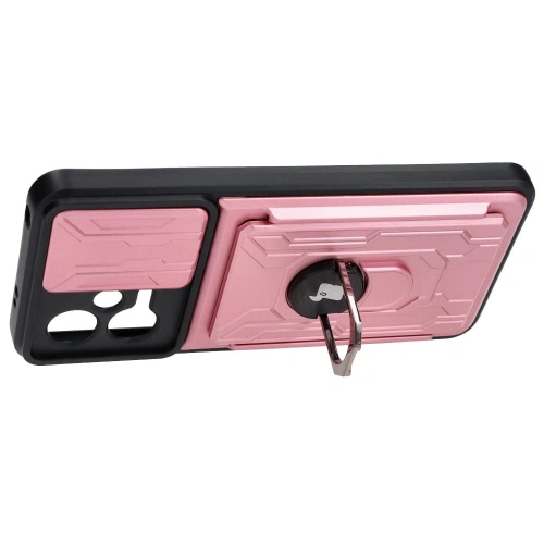 Kup Bizon Case Camshield Card Slot Ring Xiaomi POCO X5 roz deschis - BIZ2164 - {ean13} - Sklep Home Screen
