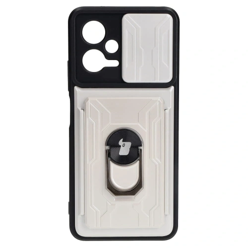 Kup Bizon Case Camshield Kártyahely Gyűrű Xiaomi POCO X5 fehér - BIZ2165 - {ean13} - Sklep Home Screen