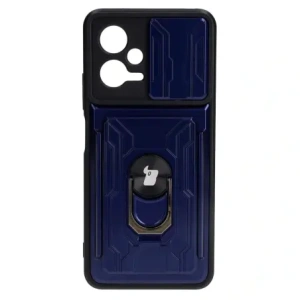 Kup Bizon Case Camshield Kártya Slot Gyűrű Xiaomi POCO X5 sötétkék - BIZ2166 - {ean13} - Sklep Home Screen