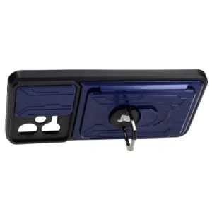 Kup Bizon Case Camshield Card Slot Ring Xiaomi POCO X5 albastru închis - BIZ2166 - {ean13} - Sklep Home Screen