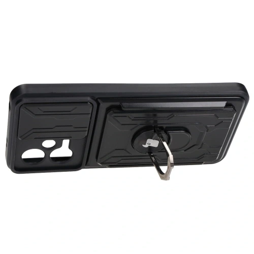 Kup Bizon Case Camshield Card Slot Ring Xiaomi POCO X5 schwarz - BIZ2167 - {ean13} - Sklep Home Screen