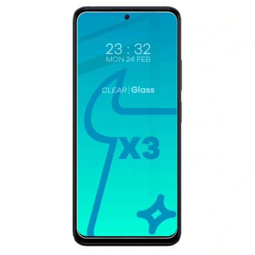 Kup 3x Sticlă pentru ecran + sticlă clară pentru cameră BIZON Clear 2 pentru Poco X5 - BIZ2169 - {ean13} - Sklep Home Screen