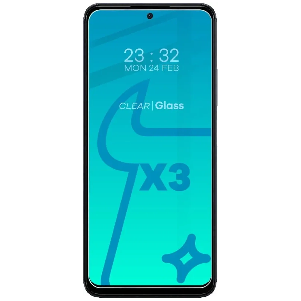 3x Szkło na ekran + szkło na aparat BIZON Clear 2 do Poco X5