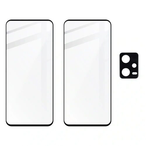 Kup 2x Szkło na ekran + szkło na aparat BIZON Edge 2 do Poco X5 - BIZ2171 - {ean13} - Sklep Home Screen