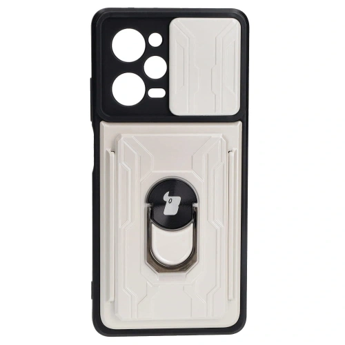 Kup Bizon Case Camshield Kartensteckplatz Ring Xiaomi POCO X5 Pro weiß - BIZ2172 - {ean13} - Sklep Home Screen