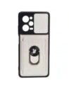 Bizon Case Camshield Kartensteckplatz Ring Xiaomi POCO X5 Pro weiß