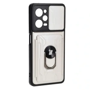 Kup Etui Bizon Case Camshield Card Slot Ring do Xiaomi POCO X5 Pro białe - BIZ2172 - {ean13} - Sklep Home Screen