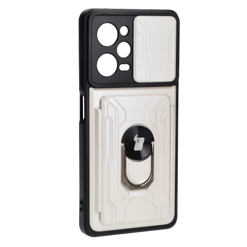 Kup Bizon Case Camshield Kartensteckplatz Ring Xiaomi POCO X5 Pro weiß - BIZ2172 - {ean13} - Sklep Home Screen
