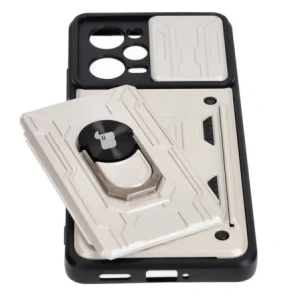 Kup Etui Bizon Case Camshield Card Slot Ring do Xiaomi POCO X5 Pro białe - BIZ2172 - {ean13} - Sklep Home Screen
