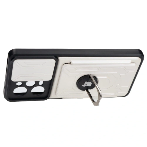 Kup Bizon Case Camshield Kartensteckplatz Ring Xiaomi POCO X5 Pro weiß - BIZ2172 - {ean13} - Sklep Home Screen