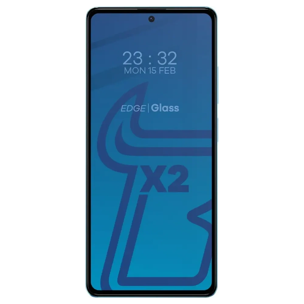 2x Szkło na ekran + szkło na aparat BIZON Edge 2 do Poco X5 Pro